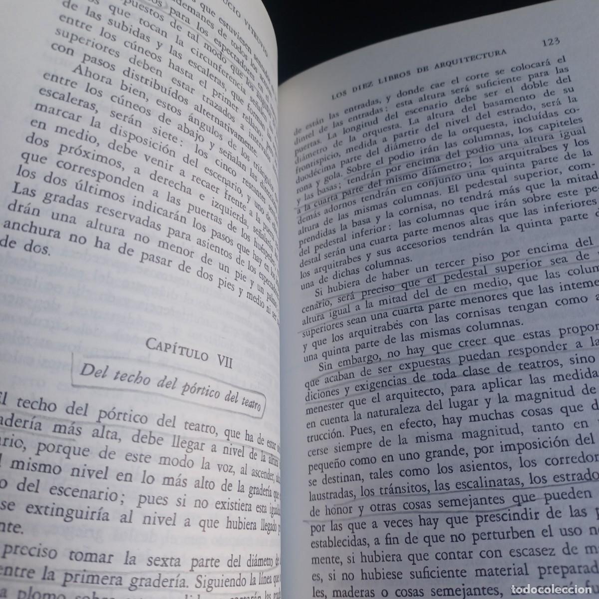 Libros de segunda mano: Vitrubio. Los 10 libros de arquitectura. - Foto 2