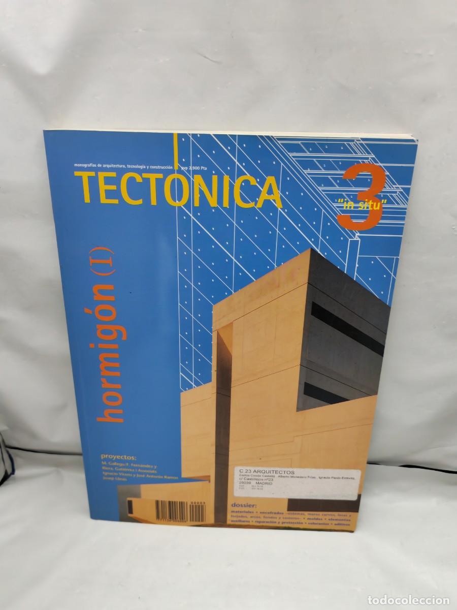 Libros de segunda mano: TECT&Oacute;NICA. Monograf&iacute;as de arquitectura, tecnolog&iacute;a y construcci&oacute;n. No. 3/1996: EL HORMIG&Oacute;N (I)