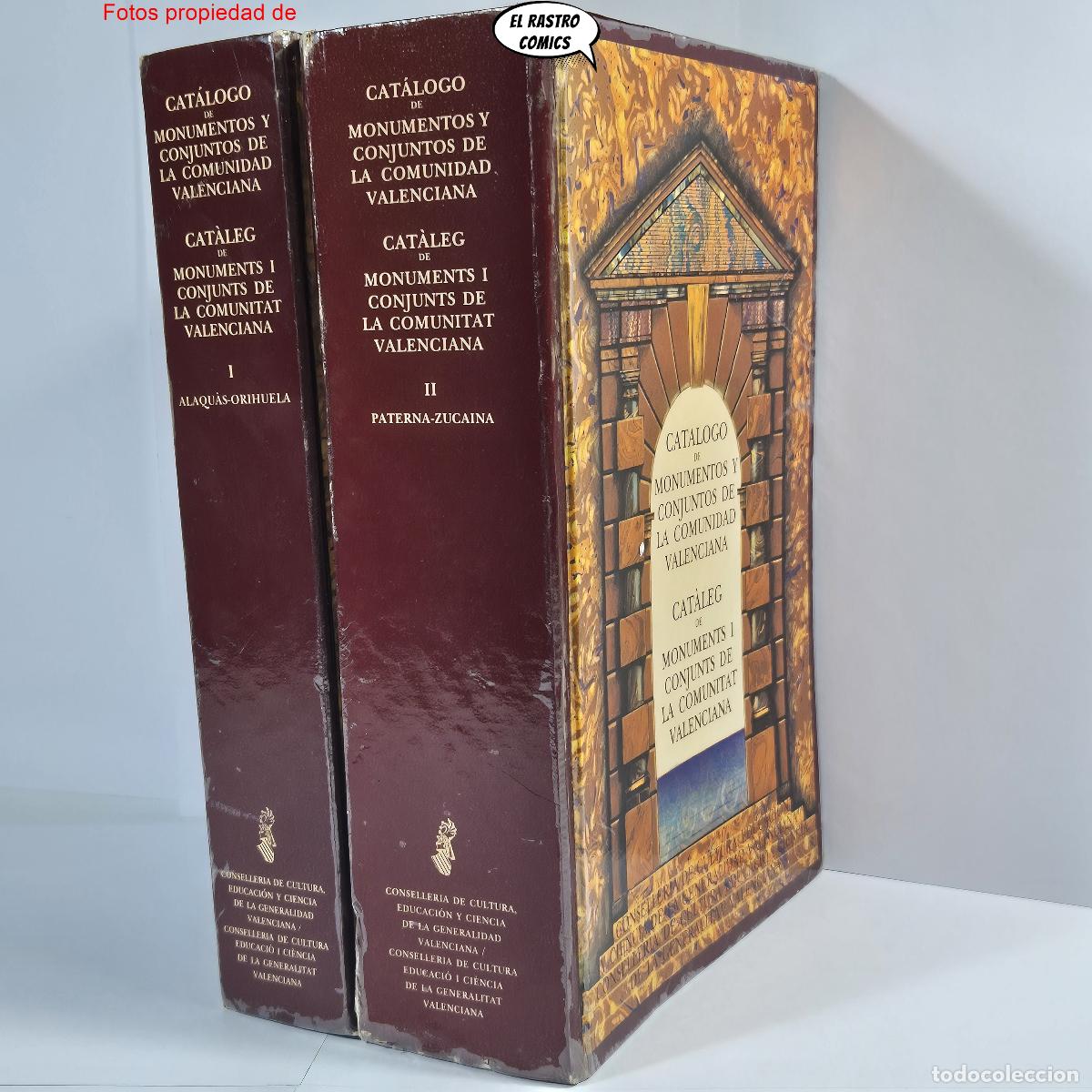 Libros de segunda mano: Cat&aacute;logo de Monumentos y conjuntos de la Comunidad Valenciana I y II, Valencia 1983, bilingue