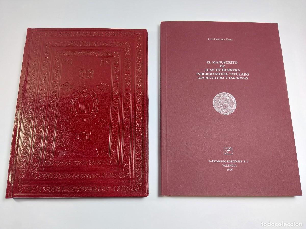 Libros de segunda mano: Tratado de Arquitectura y M&aacute;quinas de Juan de Herrera. Facs&iacute;mil Ed. Patrimonio. Luis Cervera Vera