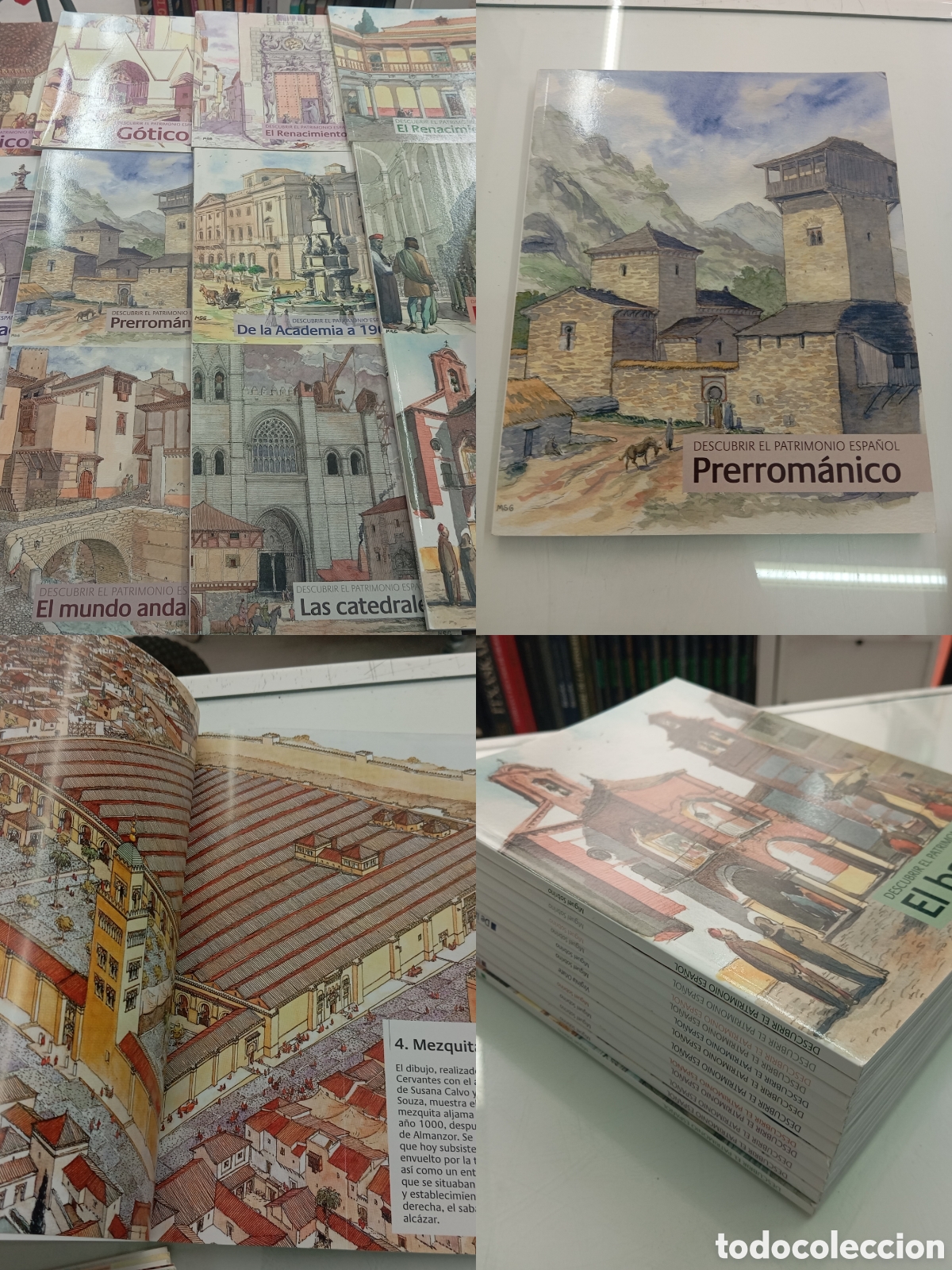 Libros de segunda mano: DESCUBRIR EL PATRIMONIO ESPA&Ntilde;OL 12 vols OBRA COMPLETA PREROMANICO ROMANICO HISTORIA DEL ARTE ESPA&Ntilde;A