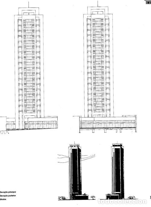 Libros de segunda mano: ARQUITECTURA VERTICAL. SYLVIO EMRICH PODESTA. LEITES BRANDAO. EDIFICIOS. CENTROS COMERCIALES. - Foto 18