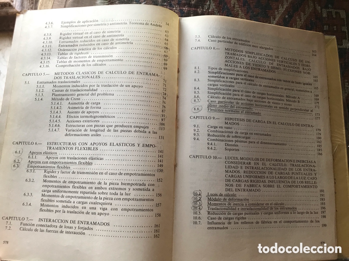 Libros de segunda mano: Proyecto y c&aacute;lculo de estructura de hormig&oacute;n armado para edificios, tomo I. - Foto 5