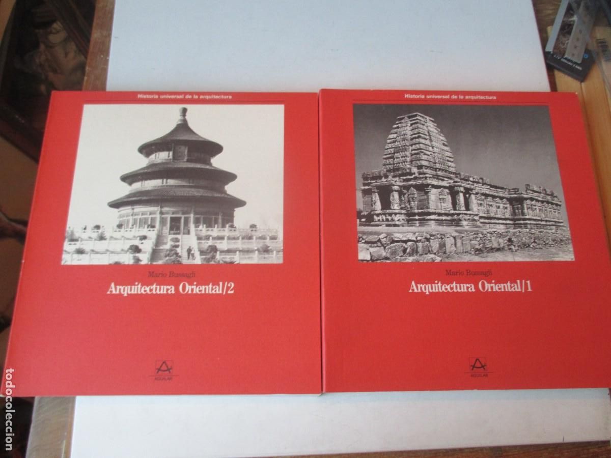 Libros de segunda mano: MARIO BUSSAGLI Arquitectura oriental ( 2 Tomos) ( Aguilar) W41664