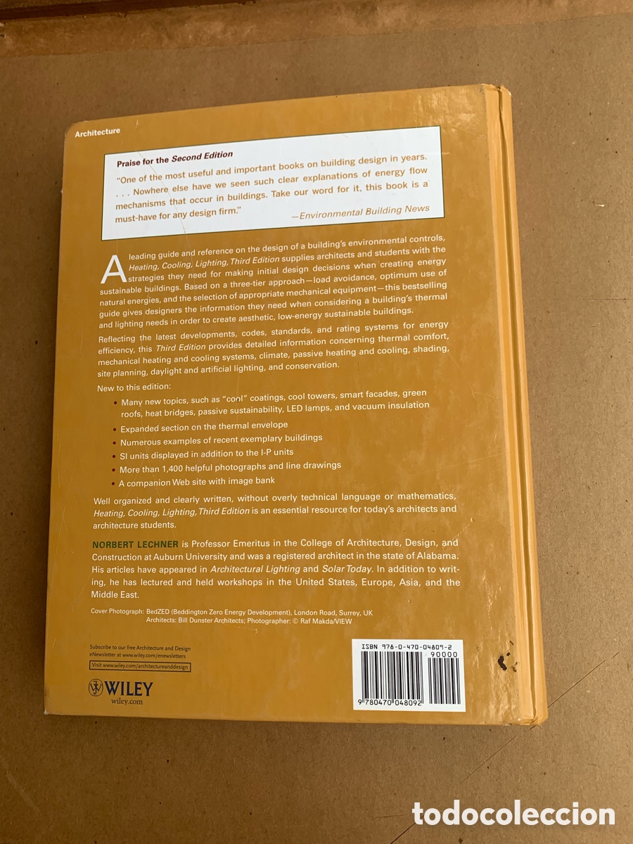 Libros de segunda mano: Heating, Cooling, Lighting: Sustainable Design Methods for Architects 3th (third) Edition - Foto 2