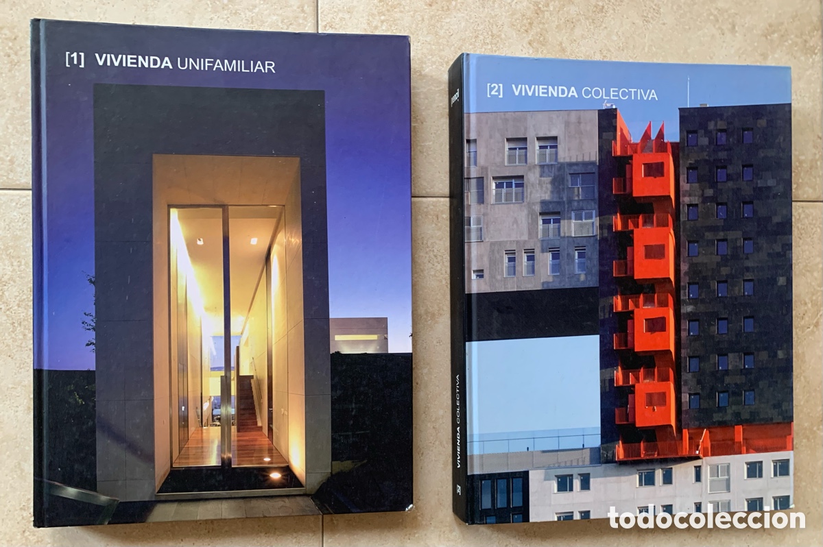 Libros de segunda mano: VIVIENDA UNIFAMILIAR 1 y COLECTIVA N&ordm; 2. GIMENEZ CRESPO, ANTONIO. EDITORIAL PENCIL