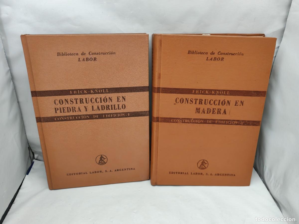 Libros de segunda mano: Schindler y Bassegoda: TRATADO MODERNO DE CONSTRUCCI&Oacute;N DE EDIFICIOS (1&ordf; edici&oacute;n 1944, tapa dura)