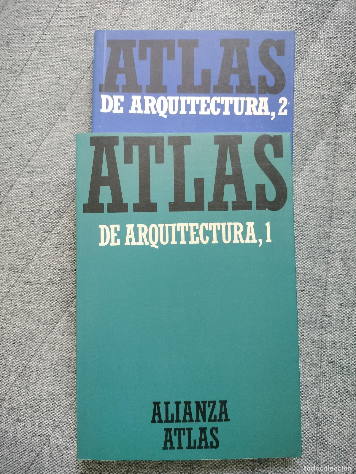 Libros de segunda mano: ATLAS DE ARQUITECTURA. WERNER M&Uuml;LLER Y GUNTHER VOGEL. ALIANZA. DOS VOL&Uacute;MENES.