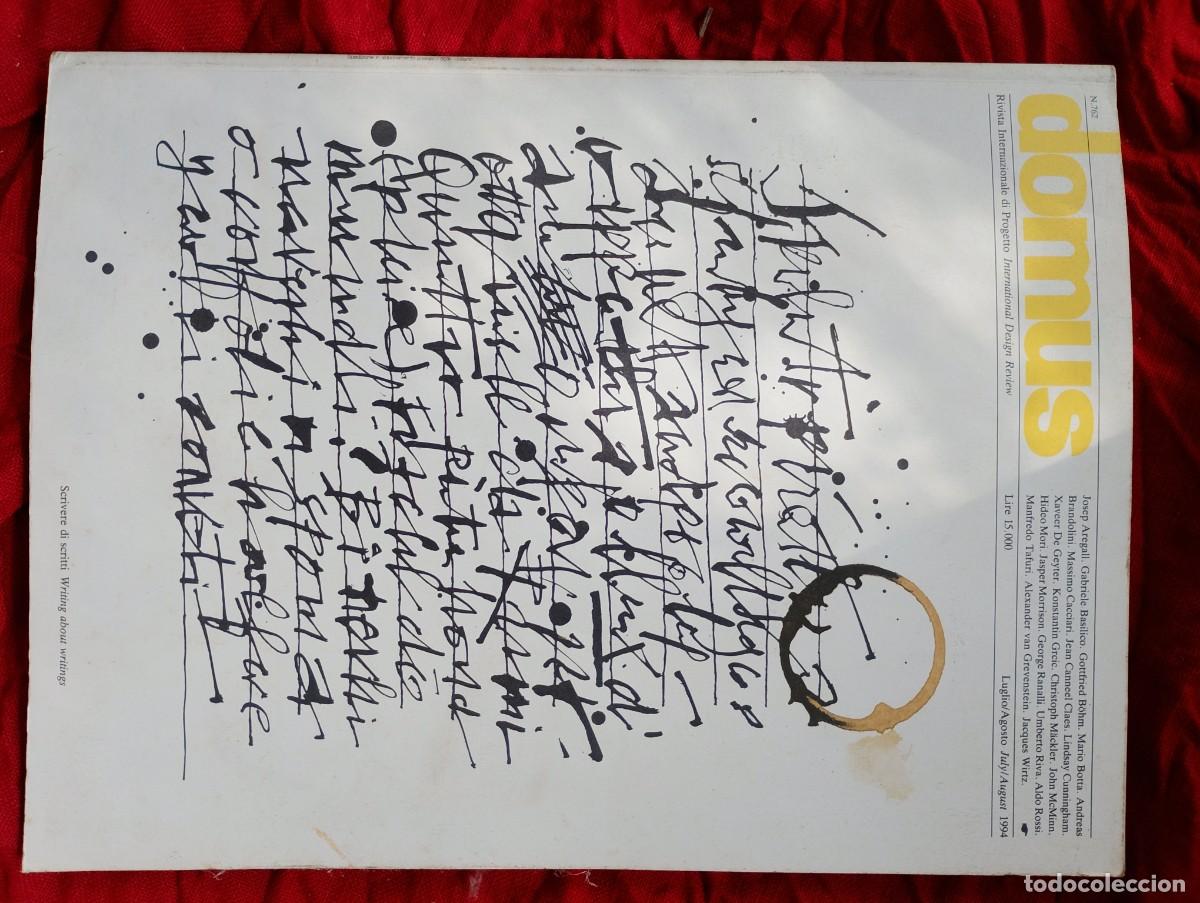 Libros de segunda mano: N&uacute;mero 762 de la revista italiana DOMUS, dedicada al dise&ntilde;o y la arquitectura -texto en italiano e