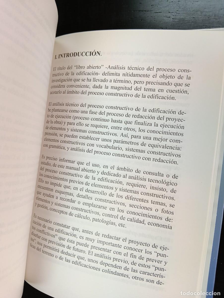 Libros de segunda mano: An&aacute;lisis t&eacute;cnico del proceso constructivo de la edificaci&oacute;n - Foto 2