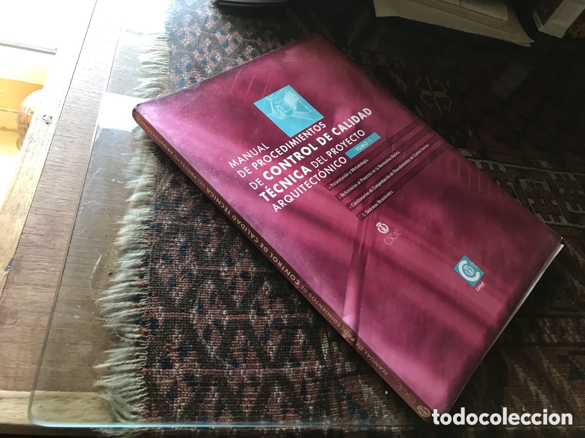 Libros de segunda mano: Manual de procedimientos de control de calidad t&eacute;cnica del proyecto arquitect&oacute;nico