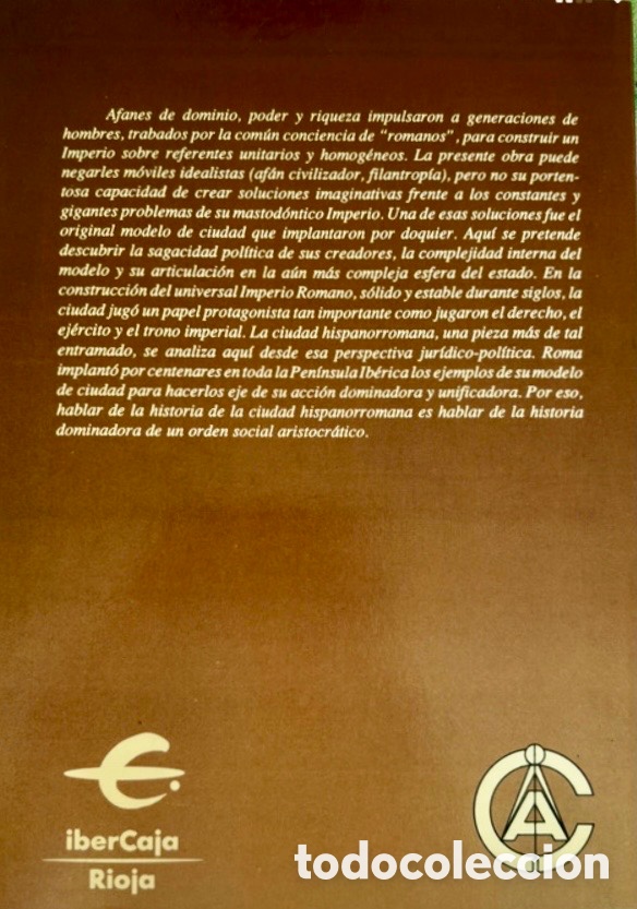Libros de segunda mano: La ciudad hispano-romana.PRIVILEGIO Y PODER. - Foto 2