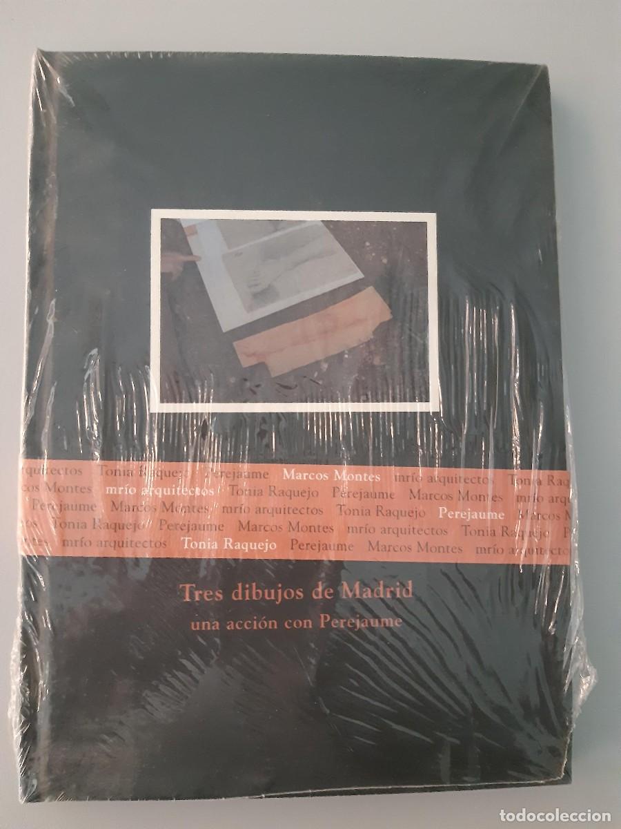 Libros de segunda mano: Tres dibujos de Madrid, una accion con Perejaume - Varios autores ARQUITECTURA
