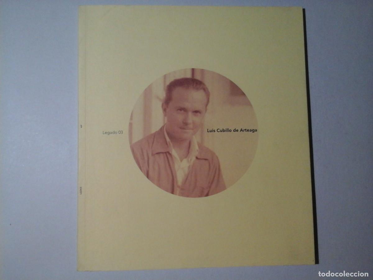 Libros de segunda mano: LUIS CUBILLO DE ARTEAGA. LEGADO 03. LIBRO + DVD. COAM 2008. ARQUITECTURA. RARO