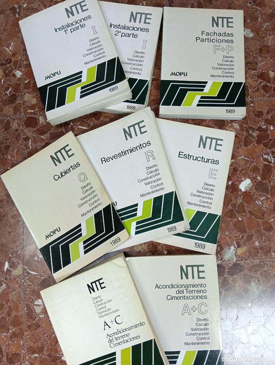 Libros de segunda mano: NTE. - Normas Tecnol&oacute;gicas de la Edificaci&oacute;n