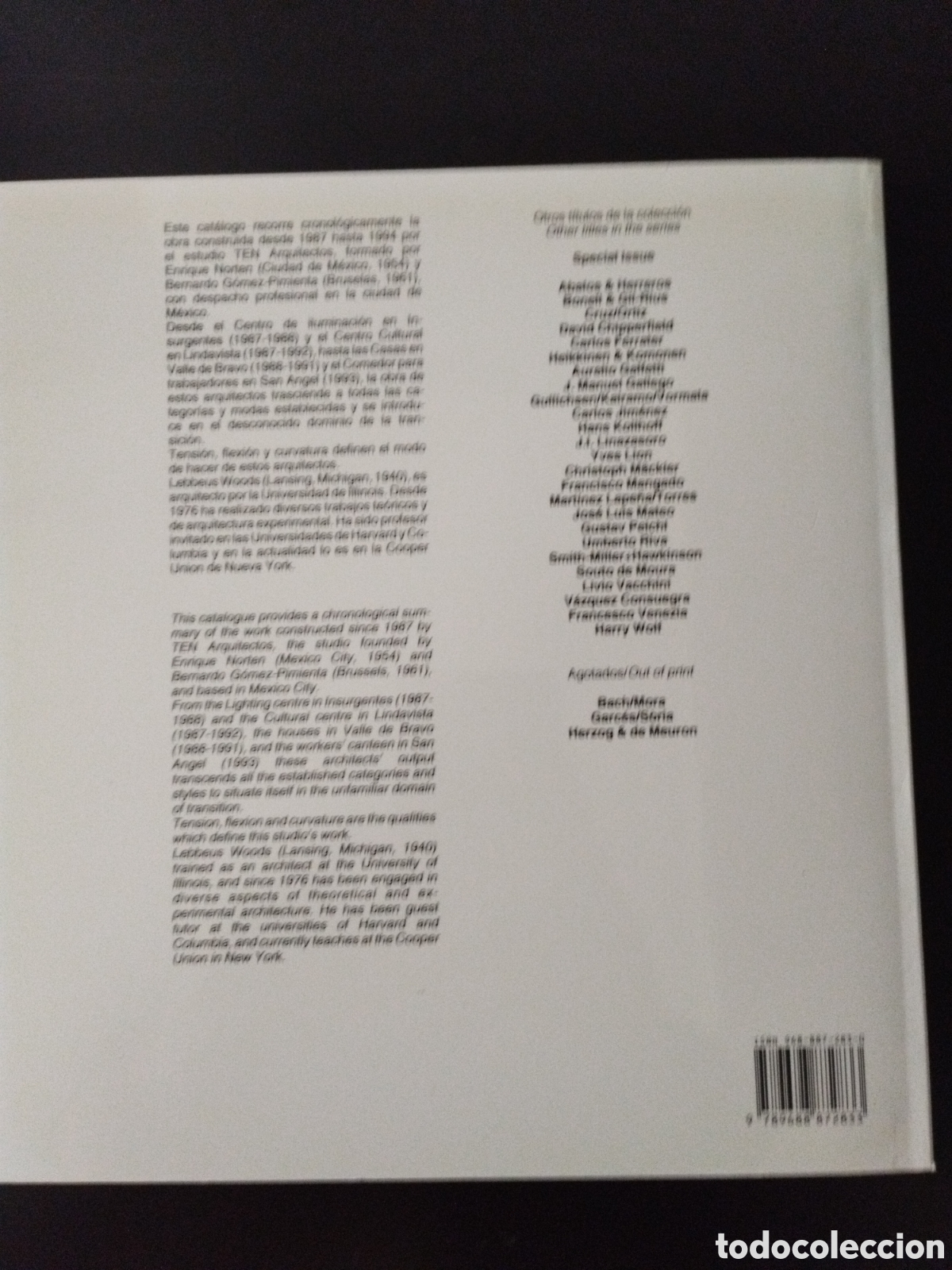 Libros de segunda mano: TEN Arquitectos - cat&aacute;logo libro - Foto 2