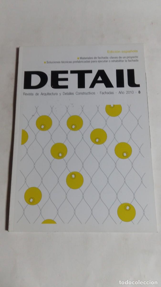 Libros de segunda mano: Revista de Arquitectura y Detalles Constructivos, Fachadas, N&deg;8, A&ntilde;o 2010