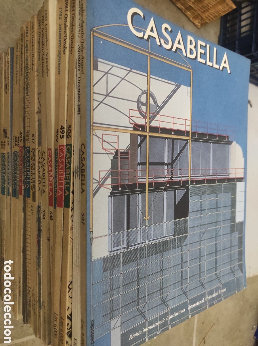 Libros de segunda mano: Lote de 20 Revistas Casabella. Arquitectura