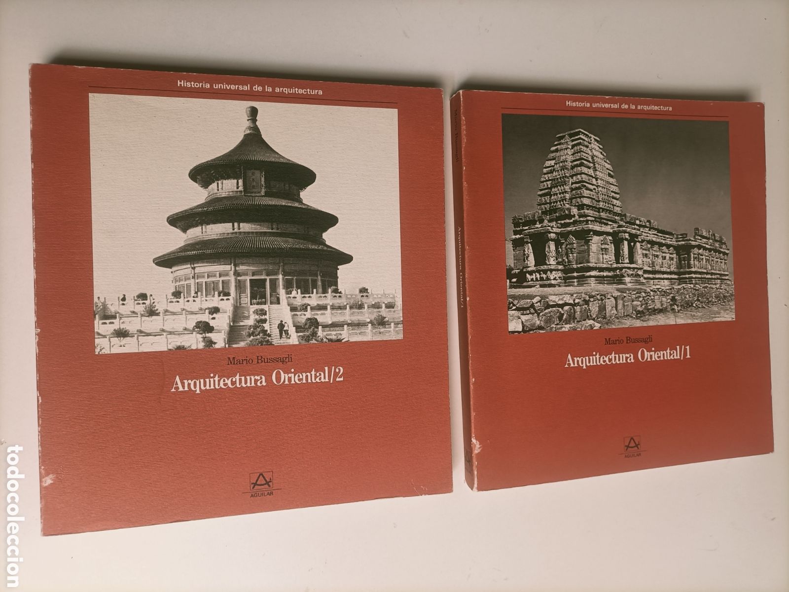 Libros de segunda mano: Arquitectura oriental. Mario Bussagli 2 tomos. India Indonesia regi&oacute;n del Himalaya China Corea Jap&oacute;n