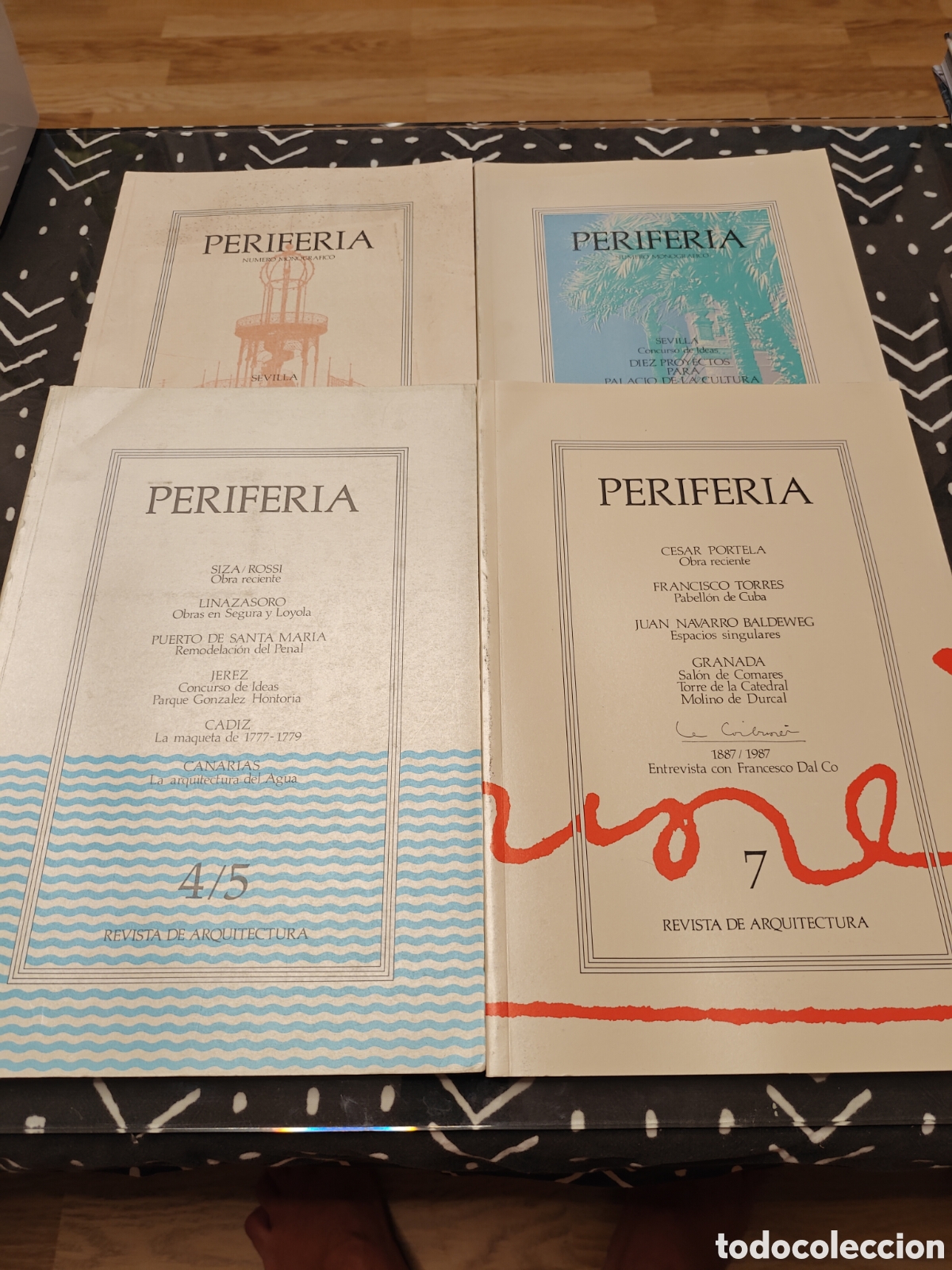 Second hand books: LOTE PERIFERIA REVISTA DE ARQUITECTURA n&ordm; 3, 4/5, 6 y 7 &ndash; Sevilla 1985-86 &ndash; COAAO