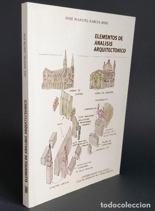 Libros de segunda mano: F1403 - ELEMENTOS DE ANALISIS ARQUITECTONICO. MANUEL GARCIA ROIG. ARQUITECTURA. U. VALLADOLID 1987.