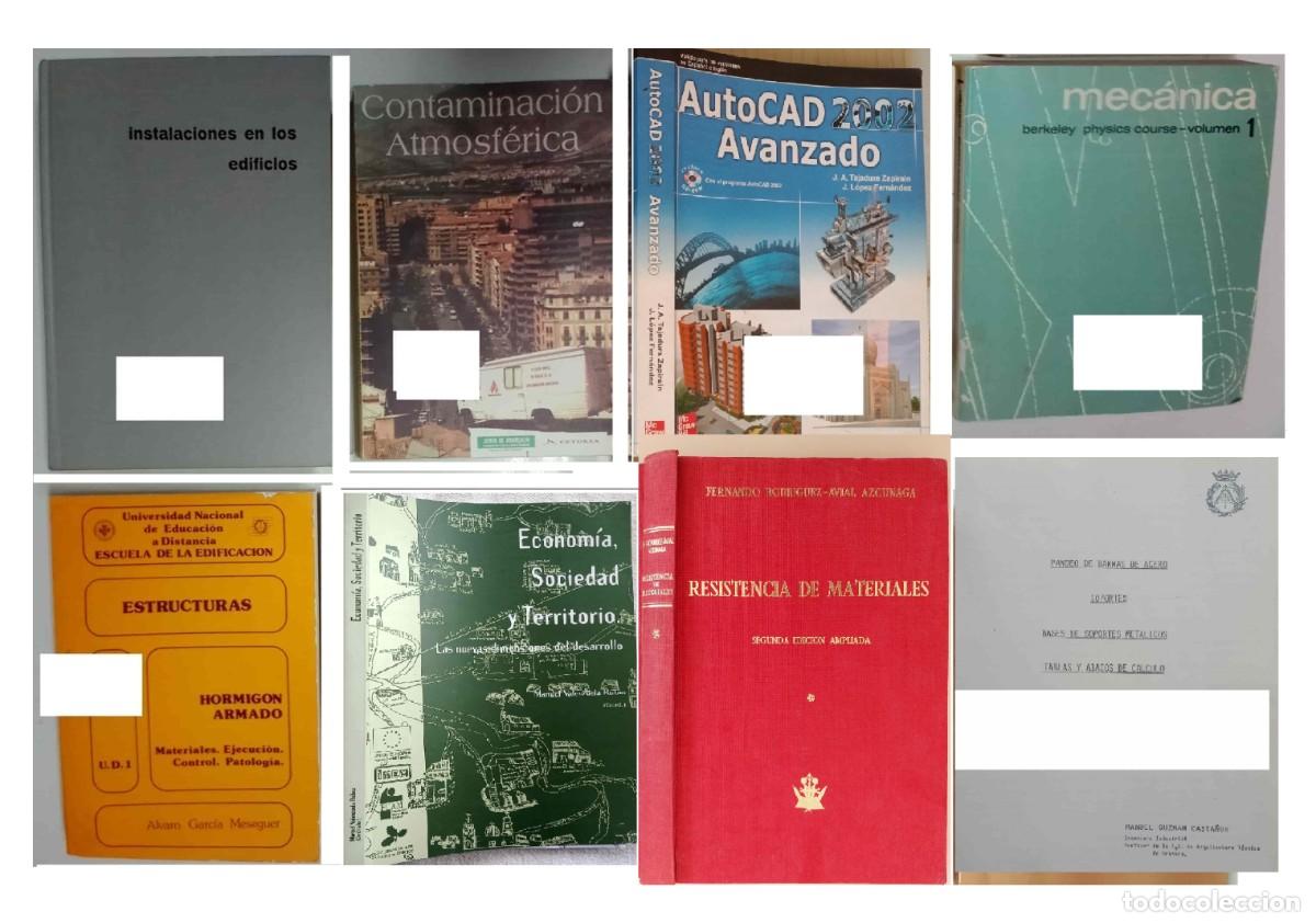 Libros de segunda mano: INGENIER&Iacute;A Y ARQUITECTURA - 13 LIBROS T&Eacute;CNICOS
