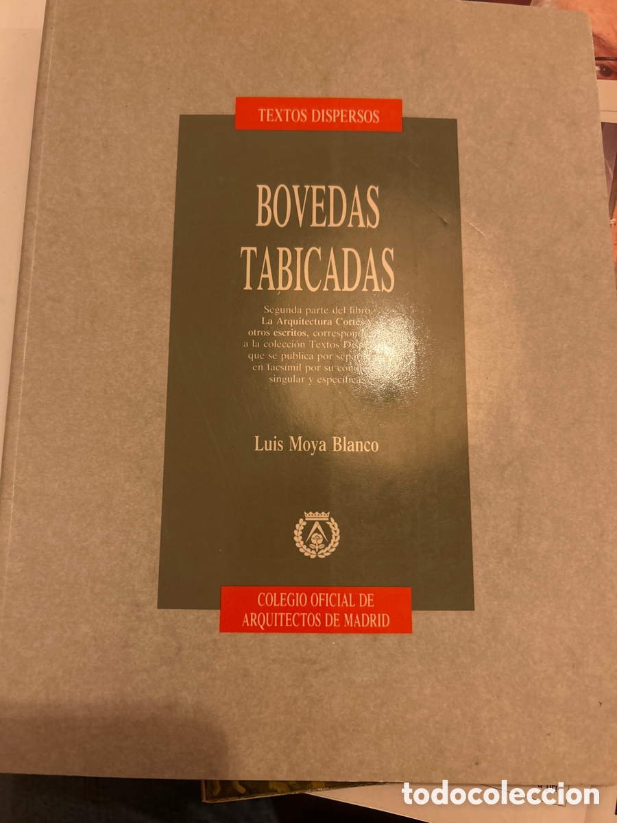 Libros de segunda mano: Bovedas tabicadas por luis moya blanco. V20n
