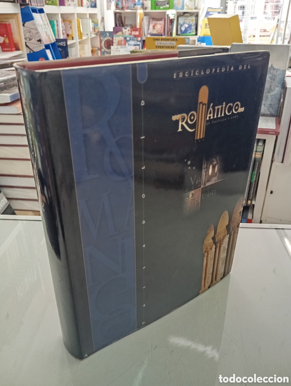 Libri di seconda mano: ENCICLOPEDIA DEL ROMANICO EN CASTILLA Y LE&Oacute;N VALLADOLID SANTA MARIA LA REAL PROVINCIA COMPLETA