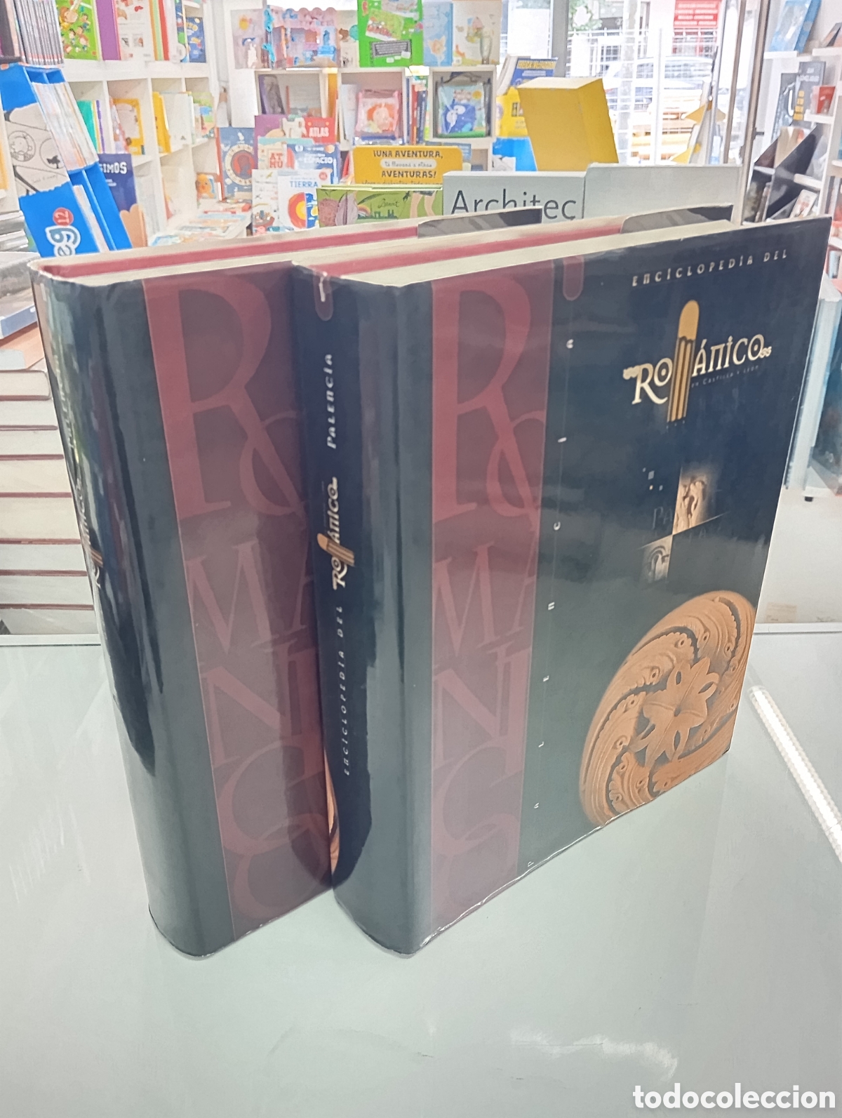 Libros de segunda mano: Enciclopedia del Rom&aacute;nico Palencia 2 Vol Obra Completa Santa Maria La Real 2002 Aguilar Dir. Peridis