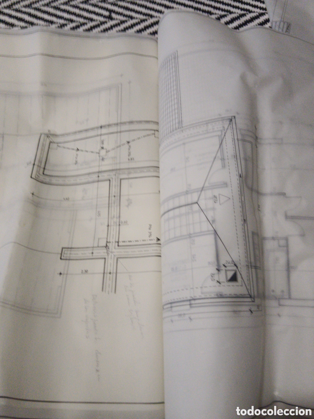 Libros de segunda mano: Antiguos planos de arquitecto - Foto 2