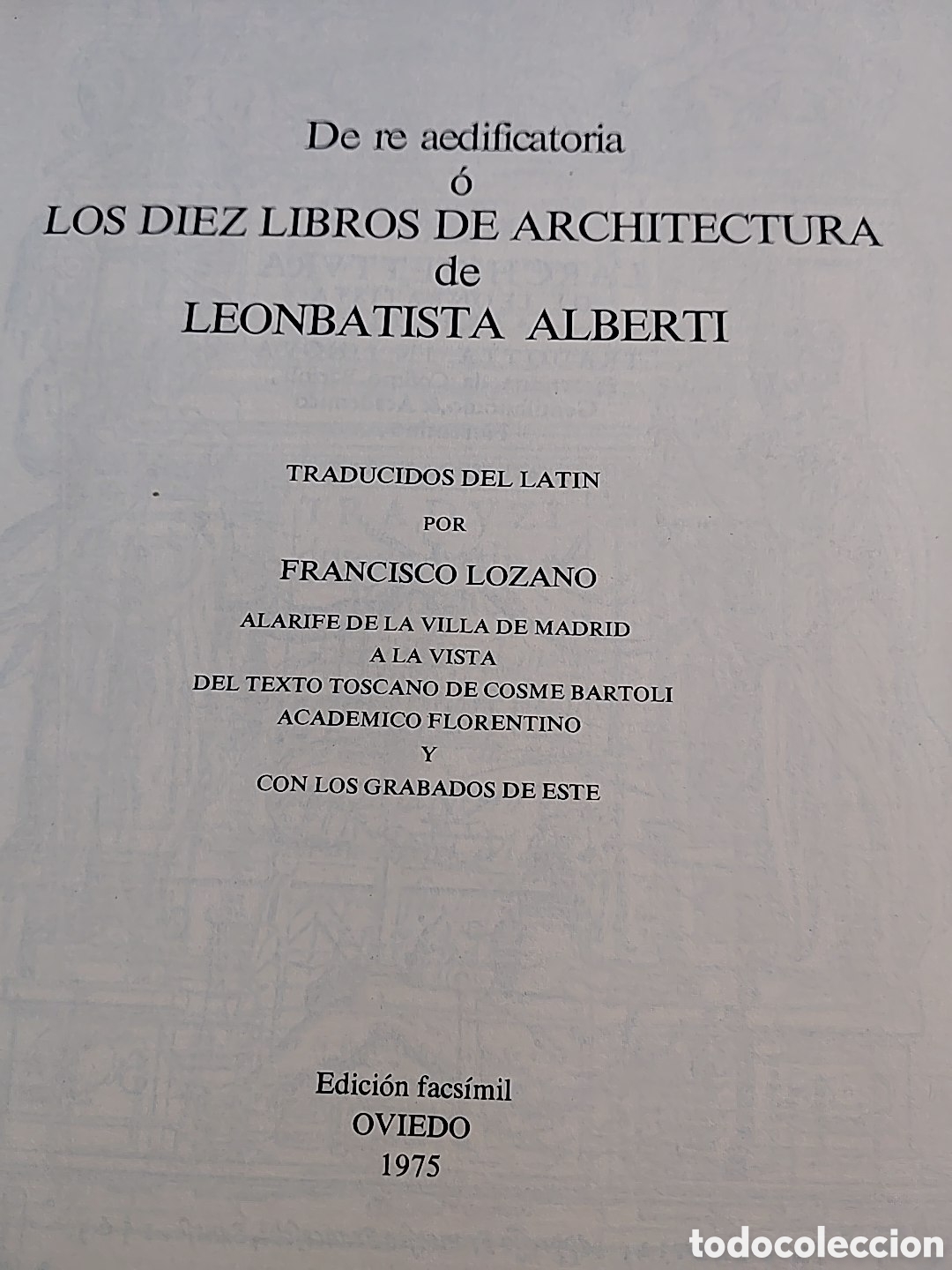 Libros de segunda mano: Los diez libros de la arquitectura. 2975
