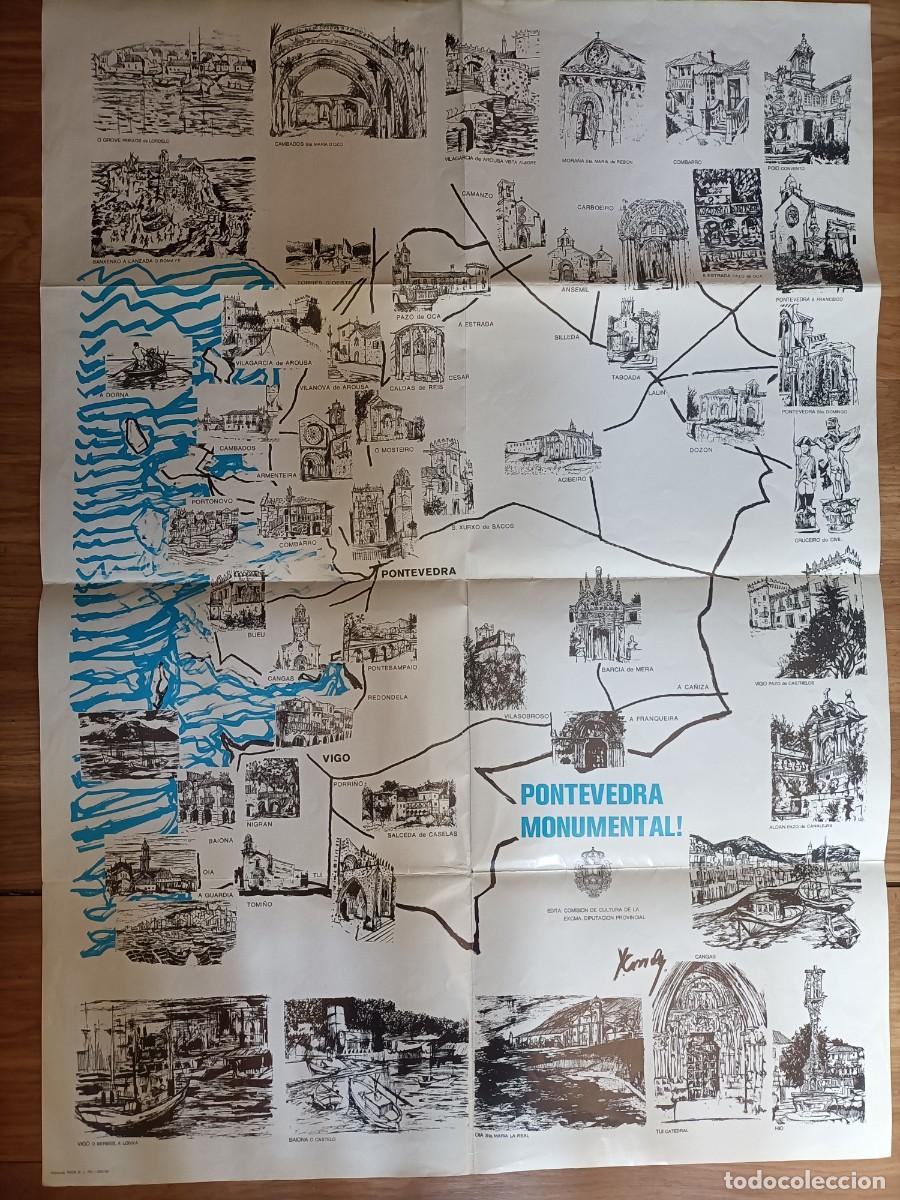 Libros de segunda mano: PONTEVEDRA MONUMENTAL + CARTEL. CONDE CORBAL / ALFREDO GARCIA ALEN. 1982