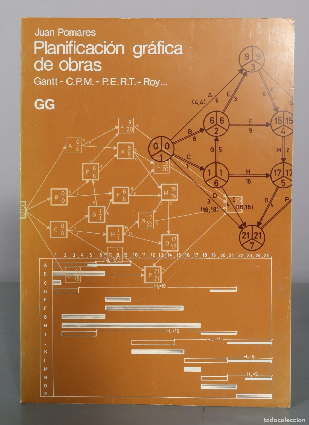 Libros de segunda mano: Planificación gráfica de obras - Juan Pomares - Editorial Gustavo Gili