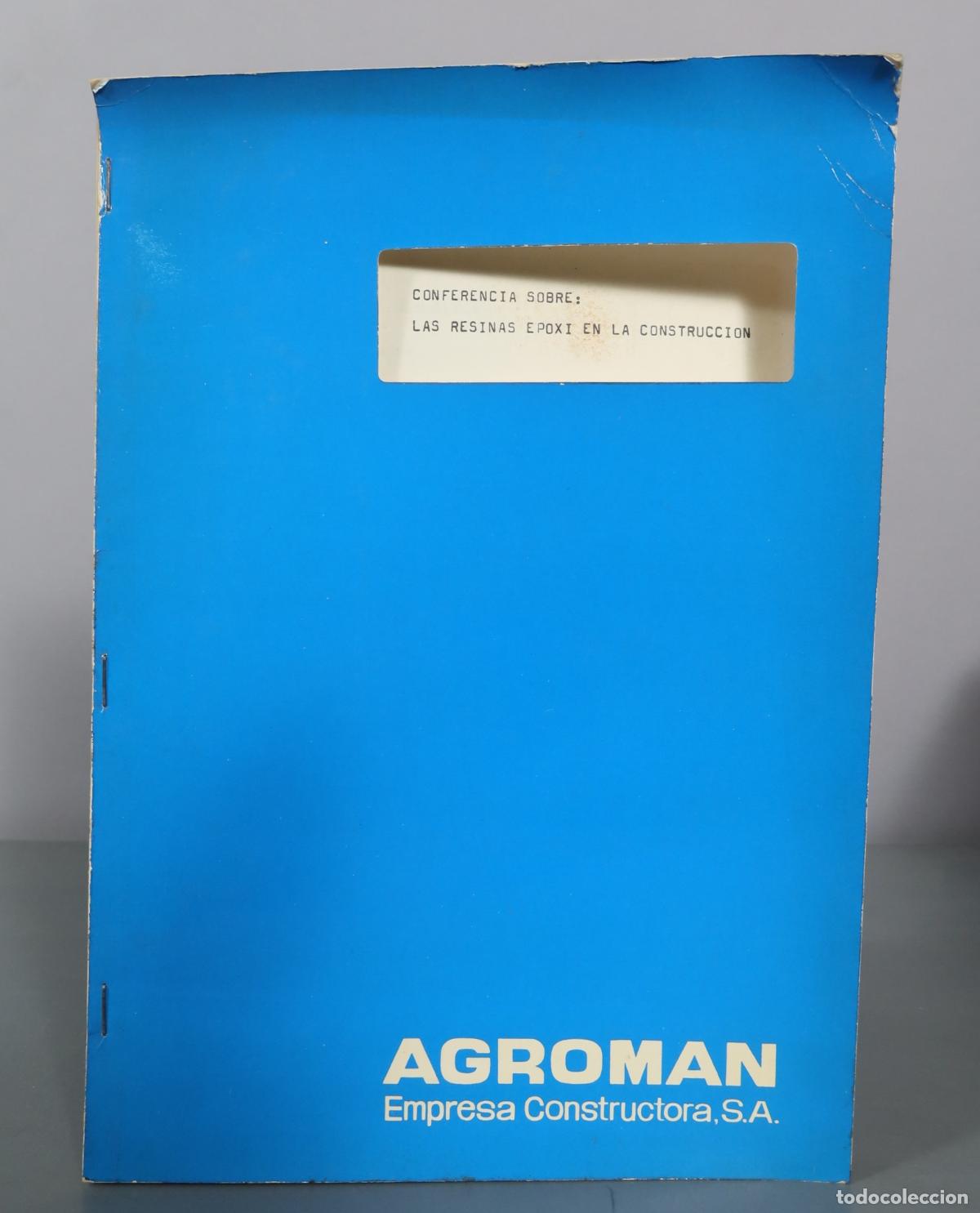 Libros de segunda mano: Conferencia sobre las resinas epoxi en la construccion - Agroman Empresa Constructora S.A.