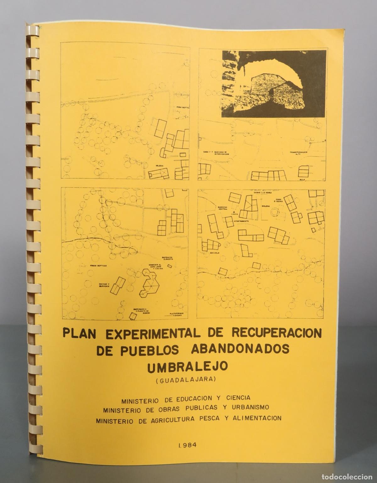 Libros de segunda mano: Plan Experimental de Recuperacion de Pueblos Abandonados Umbralejo - Ministerio de Obras Publicas y