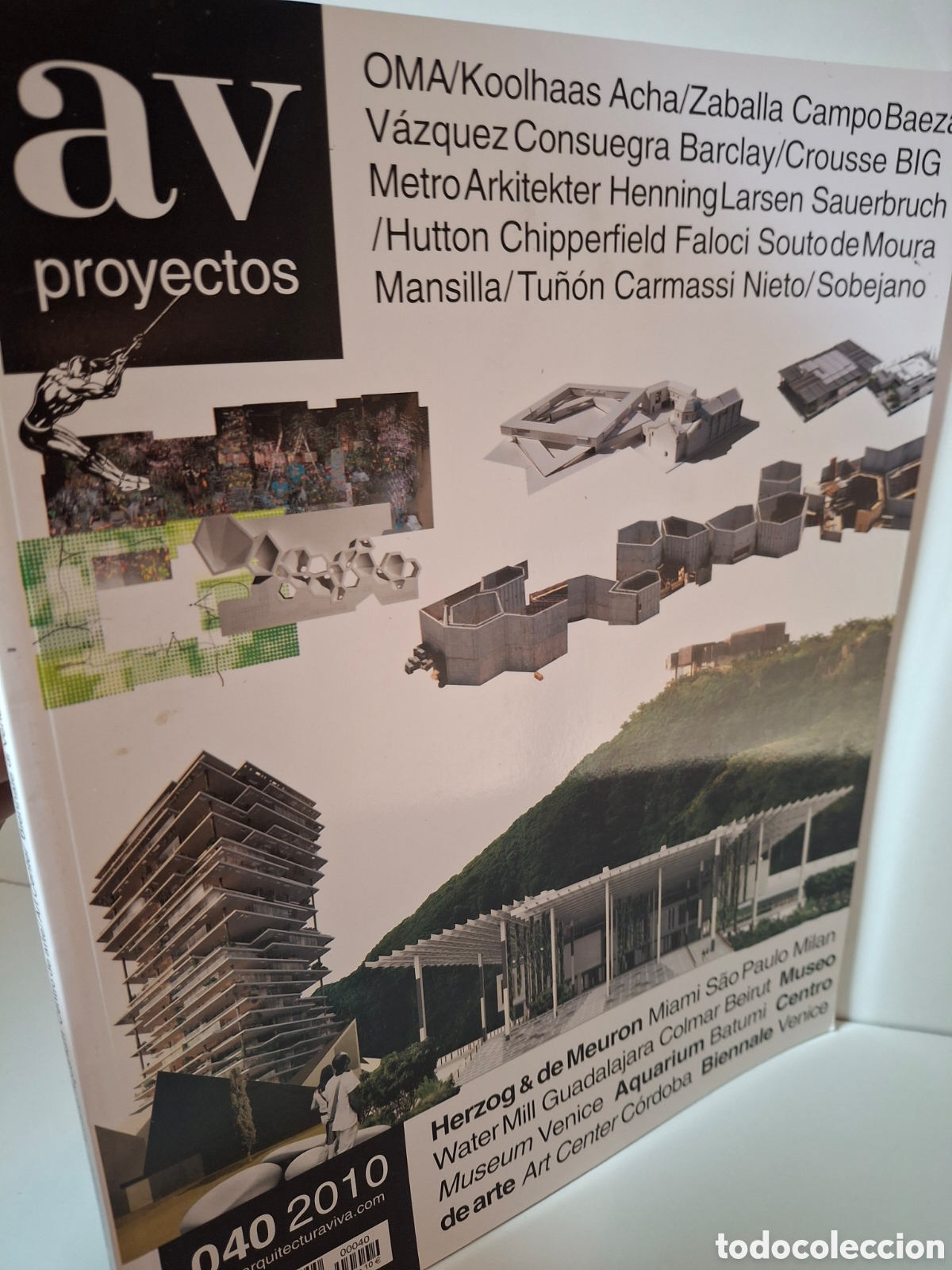 Libros de segunda mano: AV PROYECTOS N&ordm; 40, HERZOG & DE MEURON, ARQUITECTURA / ARCHITECTURE, 2010