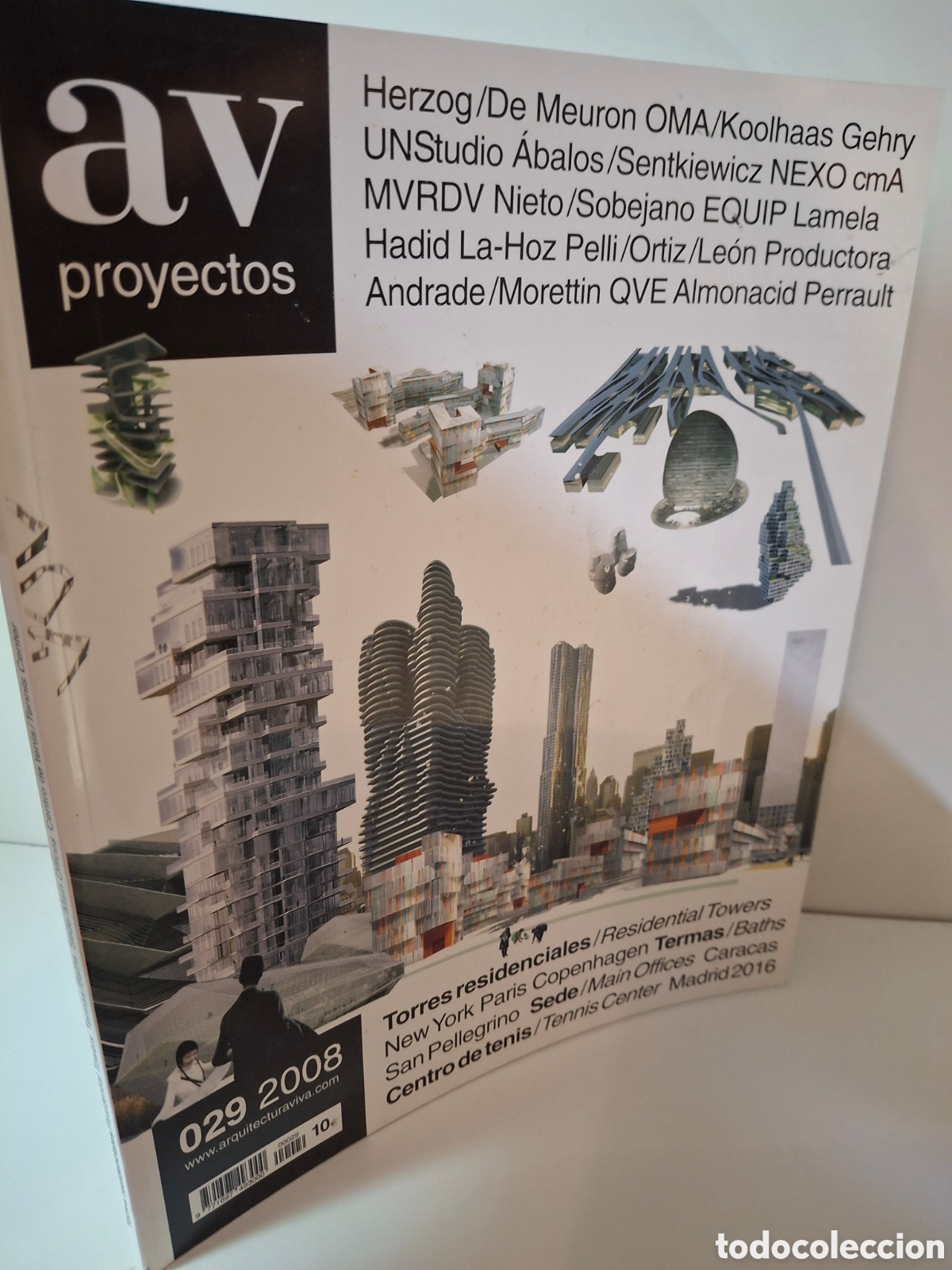 Libros de segunda mano: AV PROYECTOS N&ordm; 29, TORRES RESIDENCIALES, ARQUITECTURA VIVA, 2008