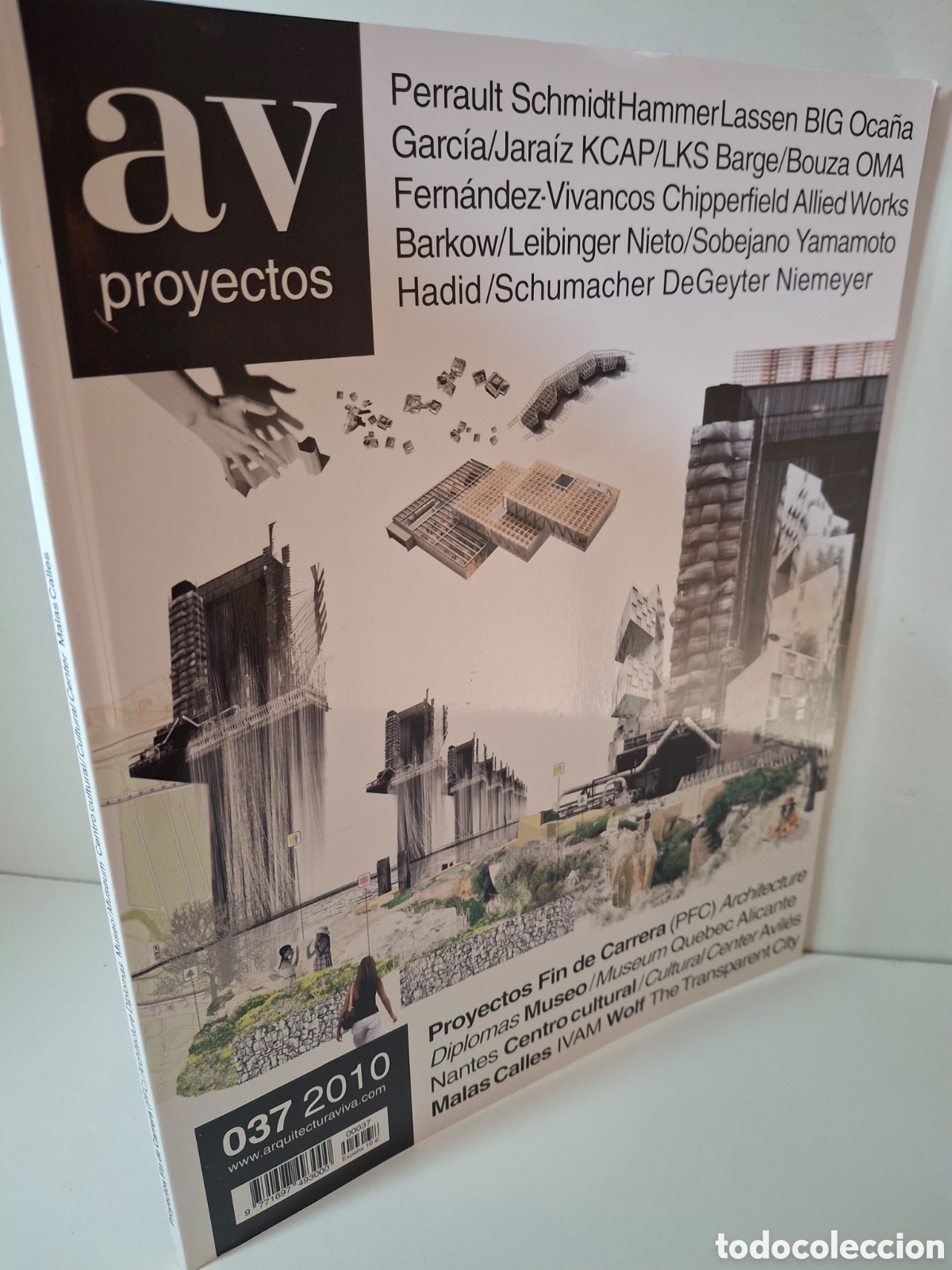 Libros de segunda mano: AV PROYECTOS N&ordm; 37, PROYECTOS FIN DE CARRERA (PFC), ARQUITECTURA VIVA, 2010