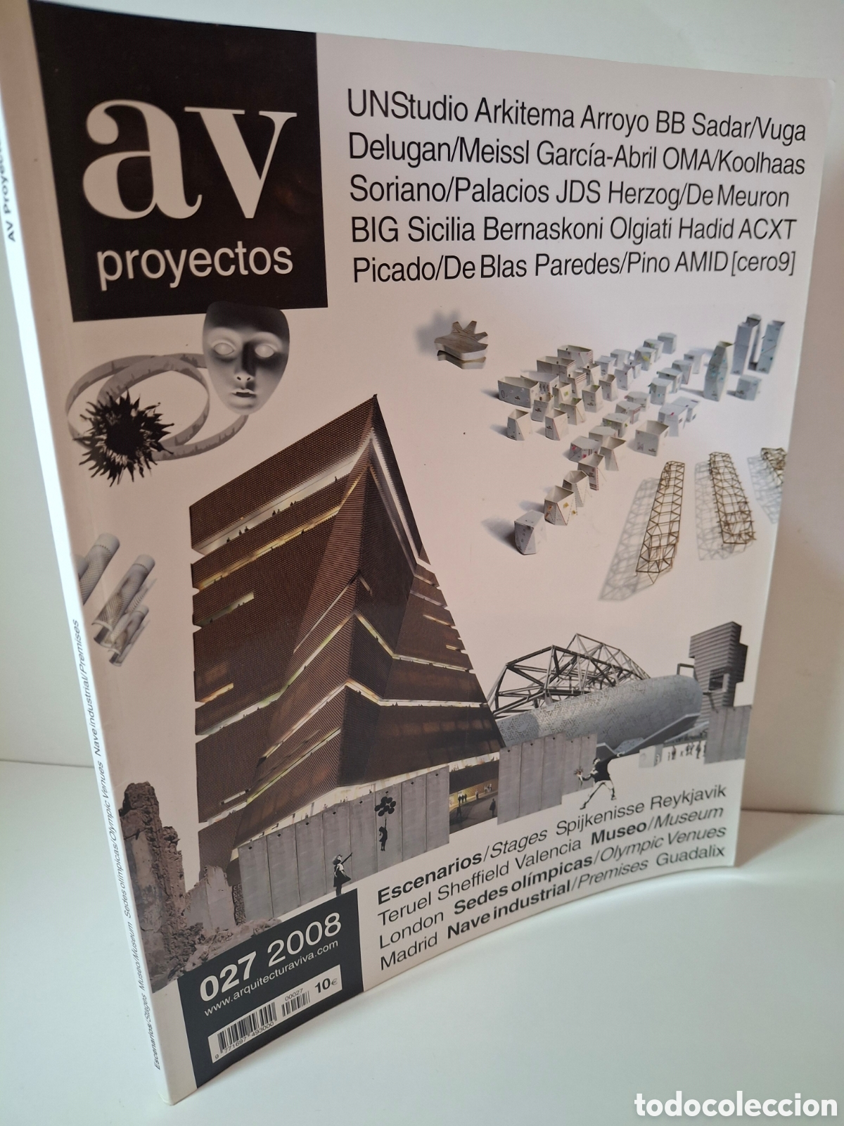Libros de segunda mano: AV PROYECTOS N&ordm; 27, ESCENARIOS, ARQUITECTURA VIVA, 2008
