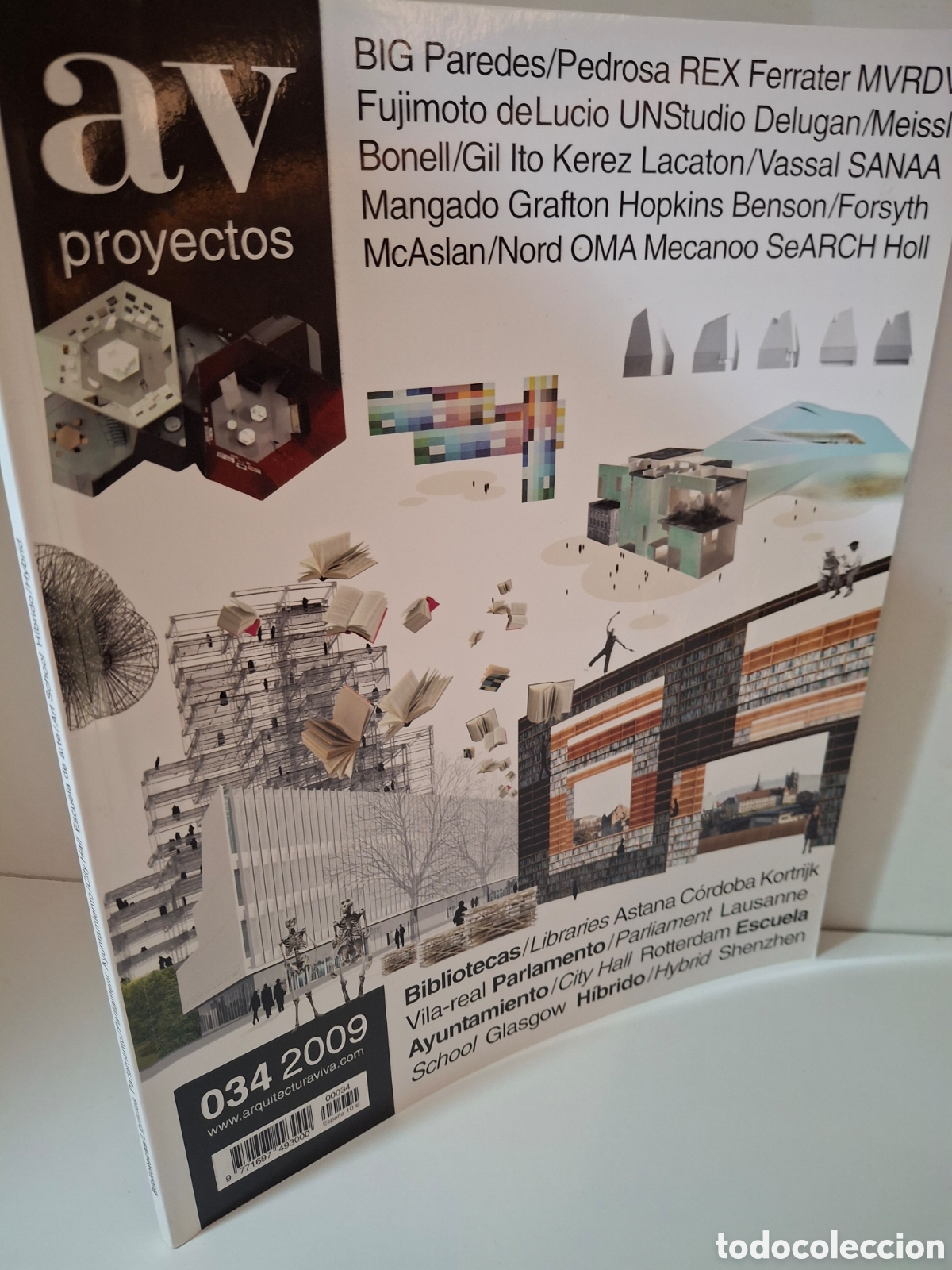 Libros de segunda mano: AV PROYECTOS N&ordm; 34, BIBLIOTECAS, ARQUITECTURA VIVA, 2009