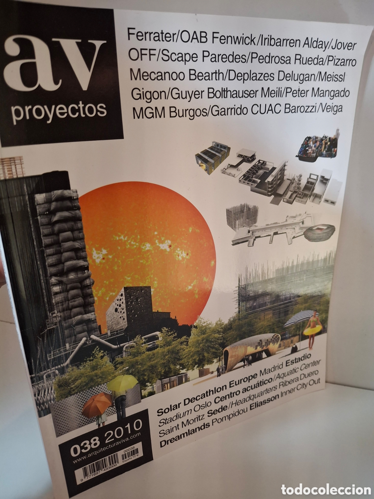 Libros de segunda mano: AV PROYECTOS N&ordm; 38, SOLAR DECATHLON EUROPE, ARQUITECTURA VIVA, 2010