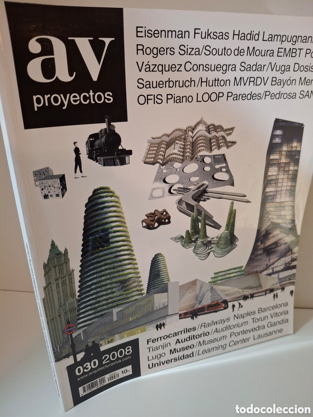Libros de segunda mano: AV PROYECTOS N&ordm; 30, FERROCARRILES, ARQUITECTURA VIVA, 2008