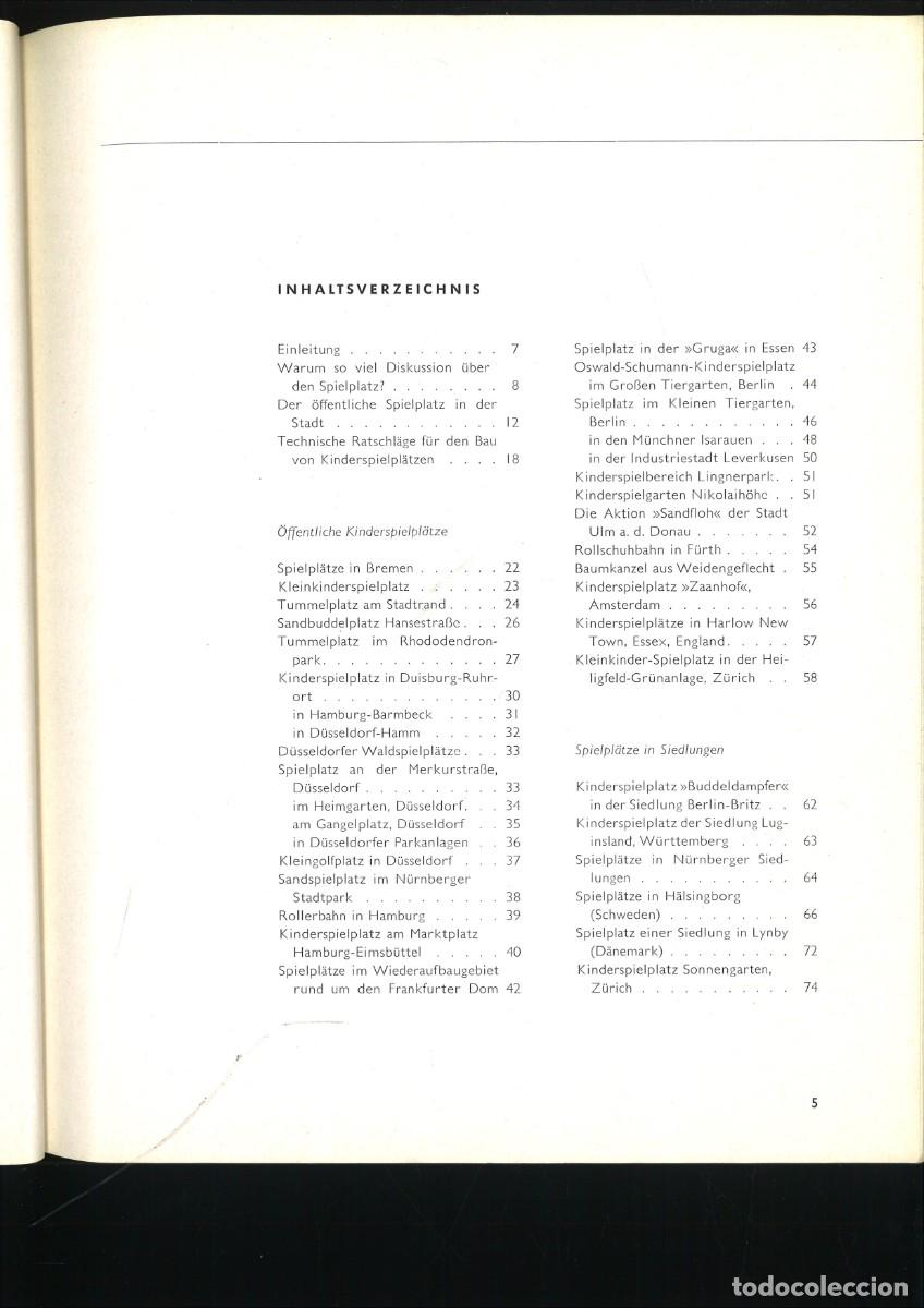 Libros de segunda mano: KINDERSPIELPL&Auml;TZE. Varios - Foto 2