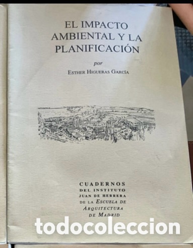 Libros de segunda mano: EL IMPACTO AMBIENTAL Y LA PLANIFICACI&Oacute;N.