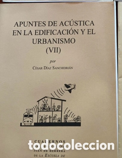 Libros de segunda mano: APUNTES DE AC&Uacute;STICA EN LA EDIFICACION Y EL URBANISMO. - Foto 1