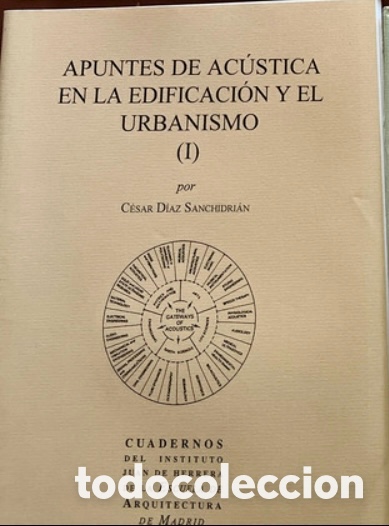 Libros de segunda mano: APUNTES DE AC&Uacute;STICA EN LA EDIFICACI&Oacute;N Y EL URBANISMO (I) - Foto 1