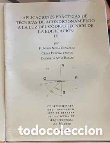 Libros de segunda mano: APLICACIONES PR&Aacute;CTICAS DE T&Eacute;CNICAS DE ACONDICIONAMIENTO A LA LUZ DEL C&Oacute;DIGO T&Eacute;CNICO (I)