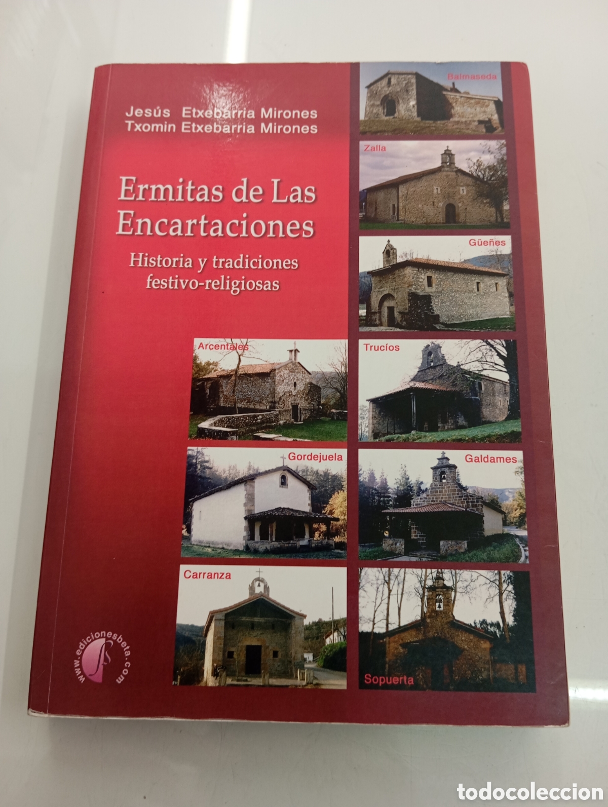 Libros de segunda mano: ERMITAS DE LAS ENCARTACIONES HISTORIA Y TRADICIONES FESTIVO RELIGIOSAS ETXEBARRIA MIRONES PAIS VASCO
