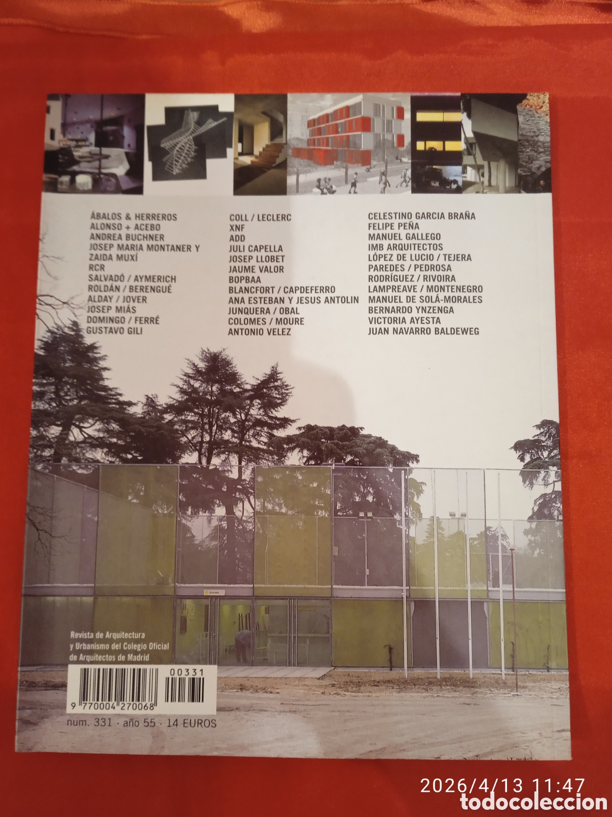 Libros de segunda mano: N&uacute;m 331 revista Arquitectura del COAM - Foto 8