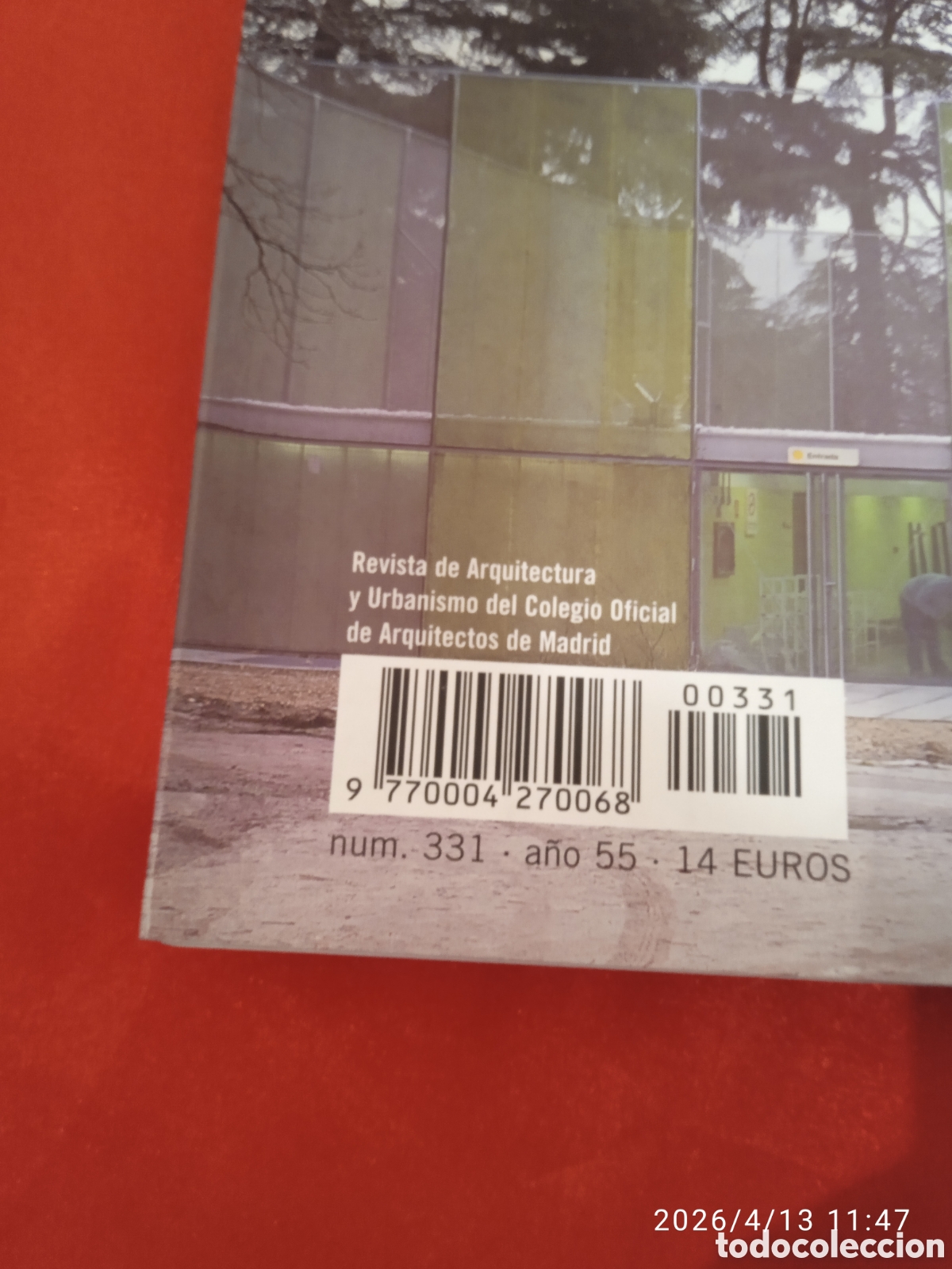 Libros de segunda mano: N&uacute;m 331 revista Arquitectura del COAM - Foto 9